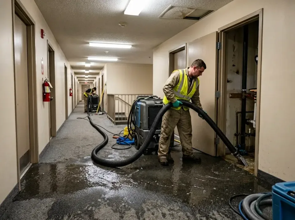 multi-unit-apartment-hallway-f-005 — frequently asked questions, Emergency Burst Pipe Water Extraction & Removal in Roseland…